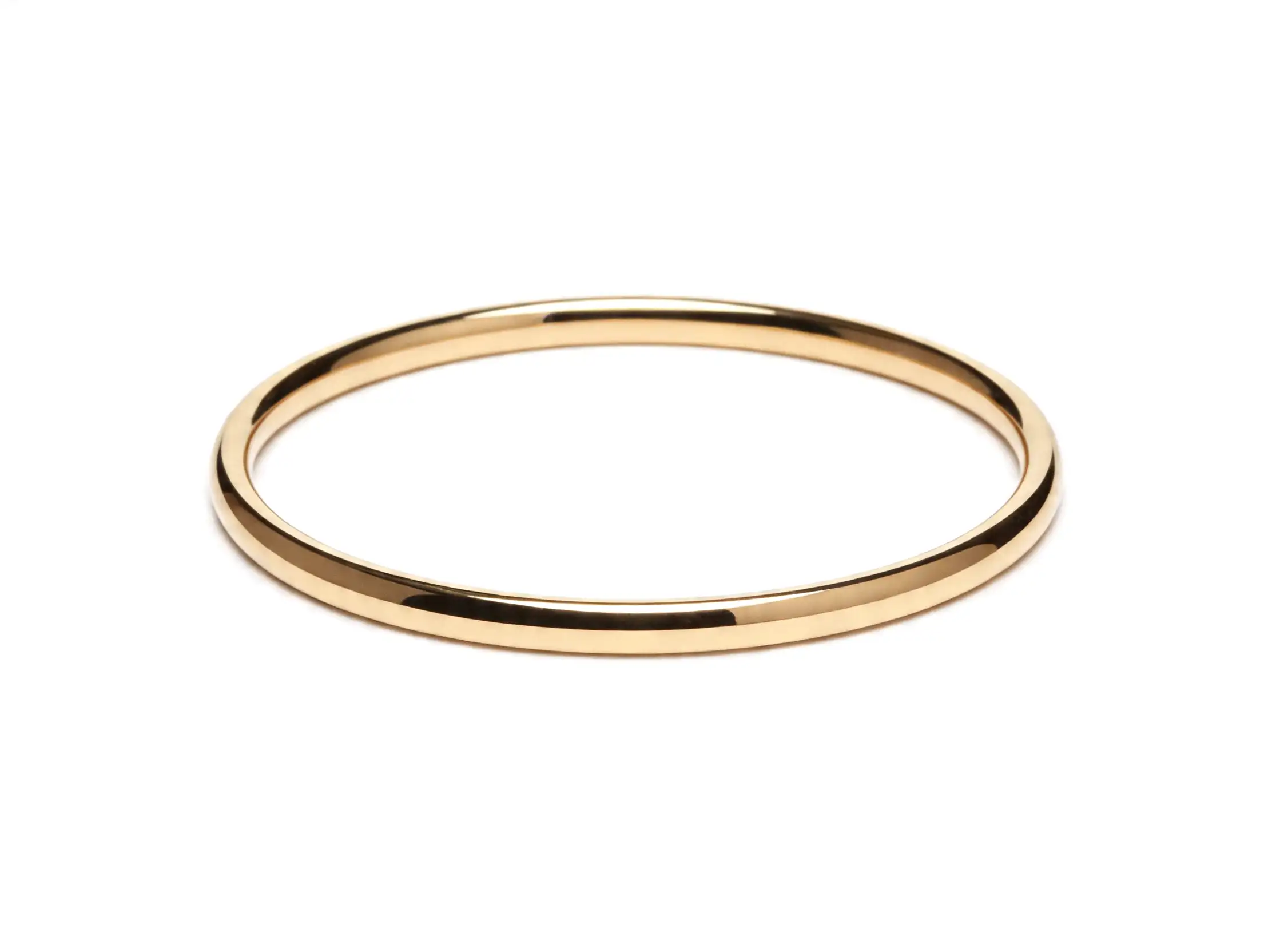 Bracciale Bangle Rigido in Oro Giallo 18k – Design a Prisma