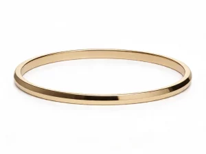 Alternative view of Bracciale Bangle Rigido in Oro Giallo 18k – Design a Prisma