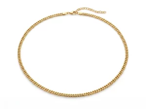 Alternative view of Collana Grumetta in Oro Giallo 18k – Design Essenziale