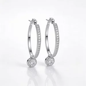 Orecchini Aura Celestiale in Oro Bianco 18kt e Diamanti VVS