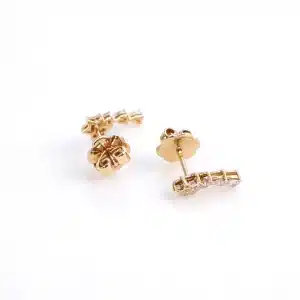 Orecchini Ear Climber a costellazione in oro giallo 18kt e diamanti VVS