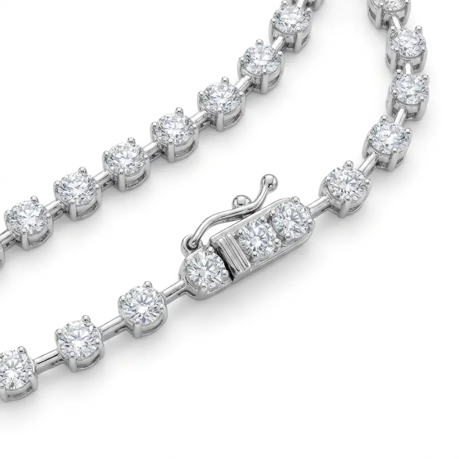 Collier Multi-Filo Imperiale in Diamanti VVS e Oro 18k - immagine 4