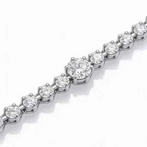 Collier Sinfonia Reale in Oro Bianco 18kt e Diamanti VVS - immagine 3