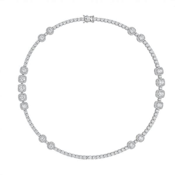 Collier Sinfonia Imperiale in Diamanti e Oro Bianco 18k